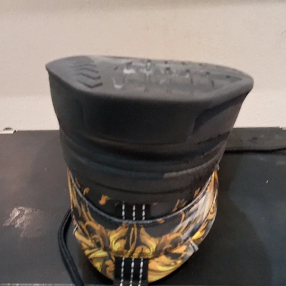 Versace Black & Gold Baroque Men’s Sneakers